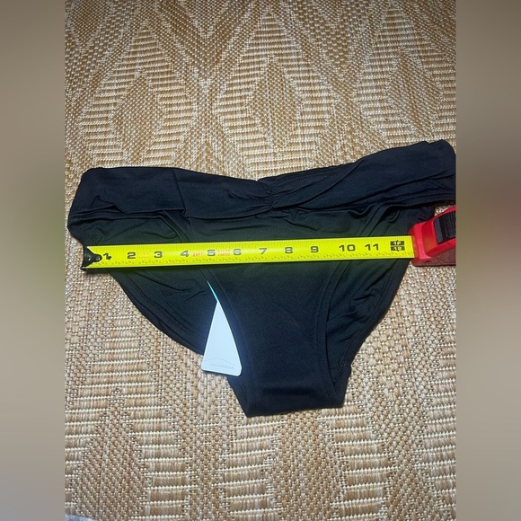 SEAFOLLY Women's V-Band Retro Black Bathing Suit Bottom, US Size 12, NWT - Picture 7 of 8